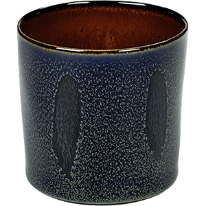 Салатник «Цилиндр»;керамика;250мл;D=75,H=75мм;синий,коричнев. COM- 3031623
