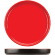 Тарелка с бортом «Кармин»;керамика;D=200,H=25мм;красный,черный COM- 3013179