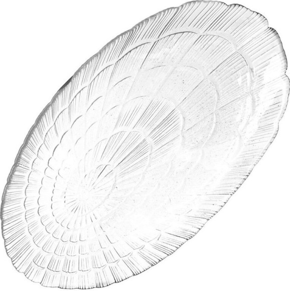 Овальная тарелка закалённая 147мм*240мм SL со стикером, Атлантис, MRP - 10238 TMP SL/St
