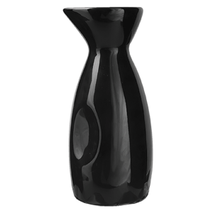 Бутылка для саке «Кунстверк»;фарфор;140мл;D=5,H=12см;черный COM- 3100215