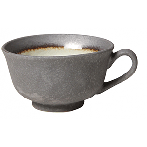 Чашка чайная «Стоун»;фарфор;D=90,H=50,B=101мм;серый COM- 3141909
