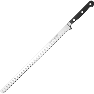 Нож рыбный для тонкой нарезки «Глория Люкс»;сталь;,L=440/325,B=16мм;черный,металлич. COM- 04070304