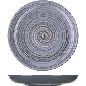 Миска для вторых блюд «Пинки»;керамика;D=18,H=3см;серый COM- 3032363