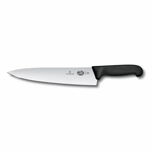 Нож поварской 22 см фиброкс ручка черная Victorinox Fibrox, RIC - 70001013