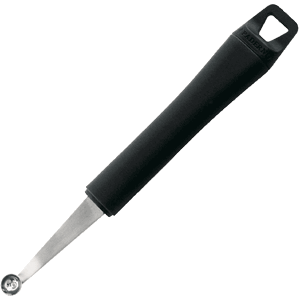 Нож-нуазетка «Шар»;сталь,полипроп.;D=10,H=10,L=185/58мм;черный,металлич. COM- 2050311