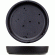 Тарелка с бортом «Оникс»;керамика;D=11см;черный COM- 3013278