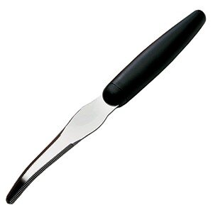 Нож для грейпфрута;сталь нерж.,полипроп.;,L=22см;металлич.,черный COM- 02060250