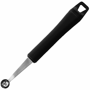 Нож-нуазетка «Шар»;сталь,полипроп.;D=15,H=15,L=185/58мм;черный,металлич. COM- 2050312