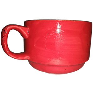 Чашка чайная «Крафт Рэд»;фарфор;200мл;D=8,H=6см;красный COM- 3140992