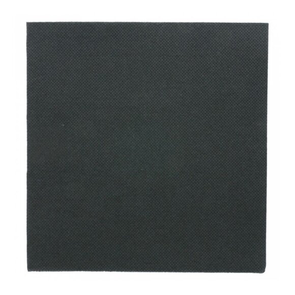 Салфетка Double Point двухслойная черная, 33*33 см, 50 шт, RIC - 81210025