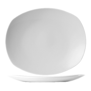 Тарелка «Тэйст» мелкая;фарфор;,L=30,5,B=26см;белый COM- 3012014