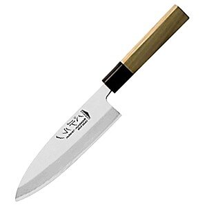 Нож дэба д/разделки рыбы;сталь нерж.,бук;,L=39/24,B=5см;деревян.,металлич. COM- 4070333