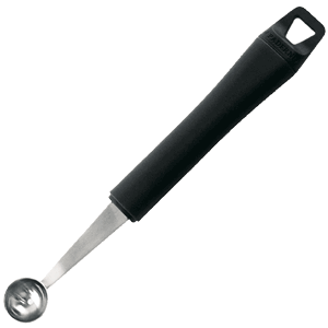 Нож-нуазетка «Шар»;сталь,полипроп.;D=20,H=15,L=185/58мм;черный,металлич. COM- 2050313