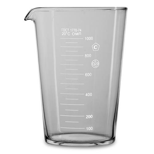 Мерный стакан 1000 мл. ГОСТ 1770-74 (10001502) /9/, MAG - 6377