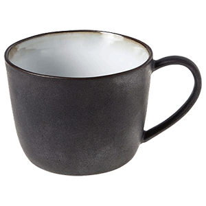 Чашка чайная «Плато»;керамика;190мл;D=80,H=62мм;сине-серый,белый COM- 3130726