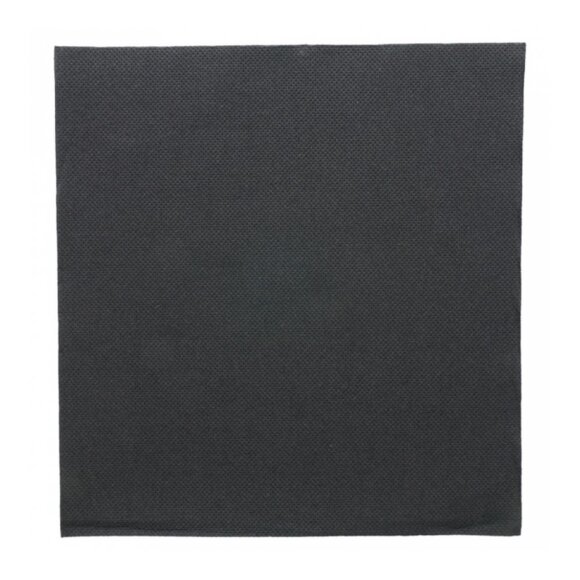 Салфетка Double Point двухслойная черная, 39*39 см, 50 шт, RIC - 81210026