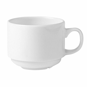 Чашка чайная «Монако»;фарфор;170мл;D=70,H=65мм;белый COM- 3140695