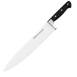 Нож поварской «Проотель»;сталь нерж.,пластик;,L=440/300,B=55мм;черный,металлич. COM- 4071952