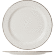 Тарелка  мелкая «Браун Дэппл»;фарфор;D=25см;белый,коричнев. COM- 03012373