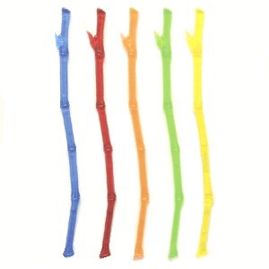 Мешалки для коктейлей «Бамбук»[50шт];пластик;,L=20см;разноцветн. COM- 6012101