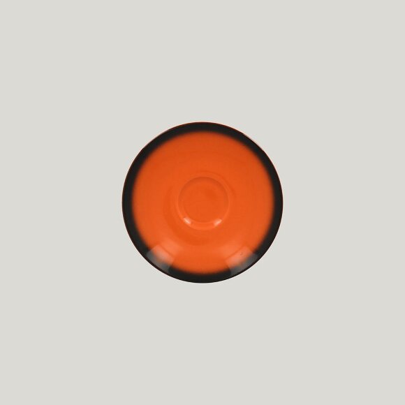 Блюдце RAK Porcelain LEA Orange 13 см, к чашке 81223538 (оранжевый цвет), RIC - 81223539