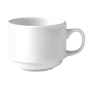Чашка чайная «Монако»;фарфор;213мл;D=75,H=70мм;белый COM- 3140518