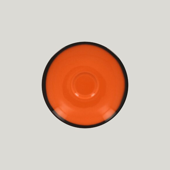 Блюдце RAK Porcelain LEA Orange 15 см, к чашке 81223536 (оранжевый цвет), RIC - 81223537