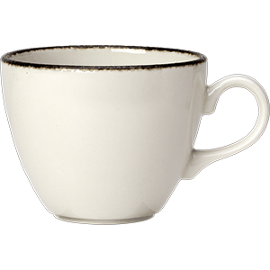 Чашка чайная «Чакоул Дэппл»;фарфор;228мл;D=9см;белый,черный COM- 3141724
