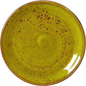 Тарелка «Крафт Эппл» пирожковая;фарфор;D=15,H=2см;горчич. COM- 3010585