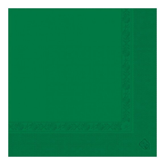 Салфетка двухслойная зеленая, 40*40 см, 100 шт, RIC - 81210037