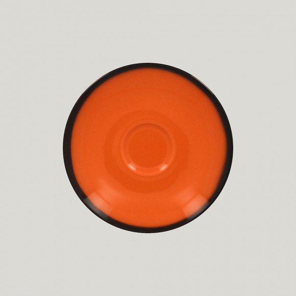 Блюдце RAK Porcelain LEA Orange 17 см, к чашке 81223534 (оранжевый цвет), RIC - 81223535