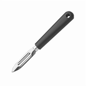 Нож для чистки овощей;сталь нерж.;,L=180/70,B=15мм;металлич.,черный COM- 4070493