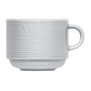Чашка чайная «Карат»;фарфор;280мл;D=86,H=70,L=105мм;белый COM- 3140764