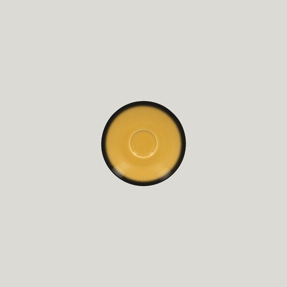 Блюдце RAK Porcelain LEA Yellow 13 см, для чашки 81223413 (желтый цвет), RIC - 81223414