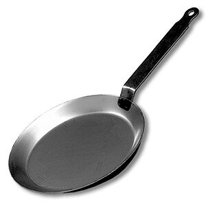Сковорода для блинов;сталь;D=20,L=38см;серый COM- 4021448