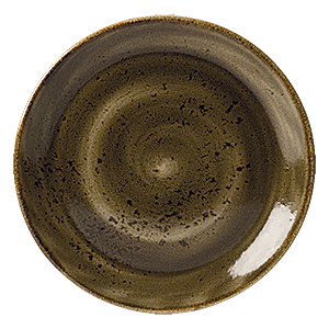 Тарелка «Крафт Браун» пирожковая;фарфор;D=15,H=2см;коричнев. COM- 3010169