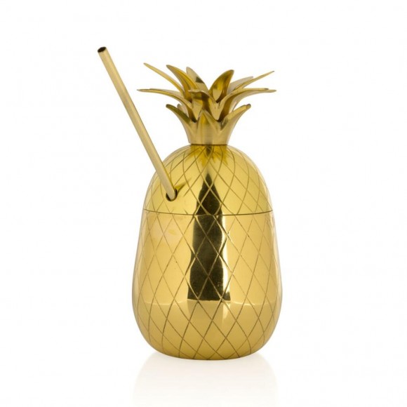 Стакан для коктейля "Ананас" 650 мл нерж. золотой цвет P.L.- Barbossa, RIC - 30000293