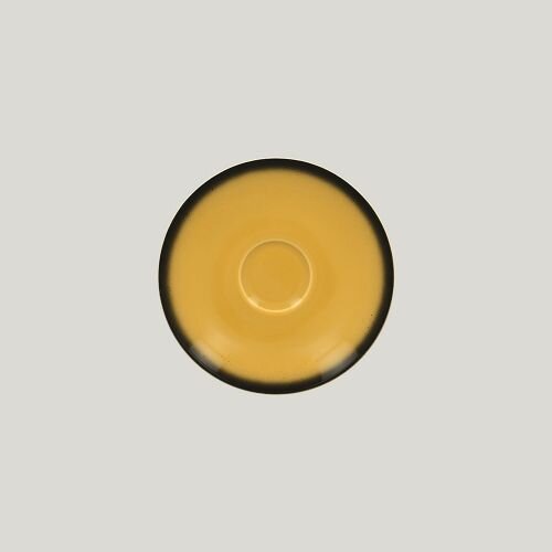 Блюдце RAK Porcelain LEA Yellow 15 см, для чашки 81223411 (желтый цвет), RIC - 81223412