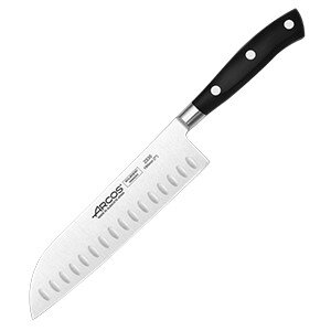 Нож поварской «Ривьера»;сталь нерж.,полиоксиметилен;,L=370/180,B=24мм;черный,металлич. COM- 4072430