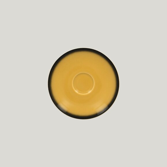 Блюдце RAK Porcelain LEA Yellow 17 см, для чашки 81223409 (желтый цвет), RIC - 81223410