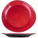 Тарелка «Млечный путь красный»;фарфор;,H=3,L=32,B=29см;красный,черный COM- 3013096