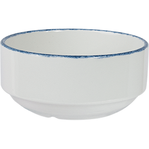 Чашка бульонная «Блю дэппл»;фарфор;285мл;белый,синий COM- 3120445
