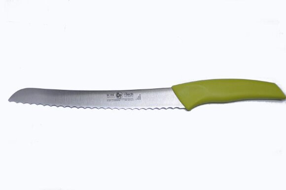 Нож для хлеба 200/320 мм. салатовый  I-TECH Icel /1/12/, MAG - 56095