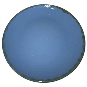 Тарелка «Синий крафт» мелкая;керамика;D=220,H=23мм;голуб. COM- 3012857