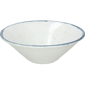 Салатник «Органика»;фарфор;D=22см;белый,синий COM- 3031992