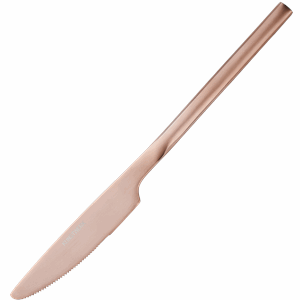 Нож столовый «Саппоро бэйсик»;сталь нерж.;,L=22см;роз. золото,матовый COM- 3113209