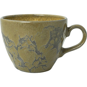 Чашка чайная «Аврора Революшн Гранит»;фарфор;228мл;D=9см;коричнев.,бежев. COM- 3141572