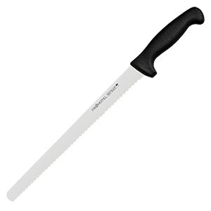 Нож для хлеба «Проотель»;сталь нерж.,пластик;,L=440/300,B=25мм;черный,металлич. COM- 4070297