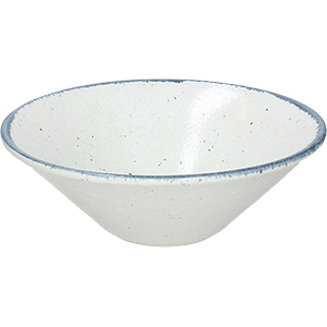 Салатник «Органика»;фарфор;D=20см;белый,синий COM- 3031991