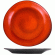 Тарелка «Млечный путь оранжевый»;фарфор;,H=3,L=30,B=28см;оранжев.,черный COM- 3013093